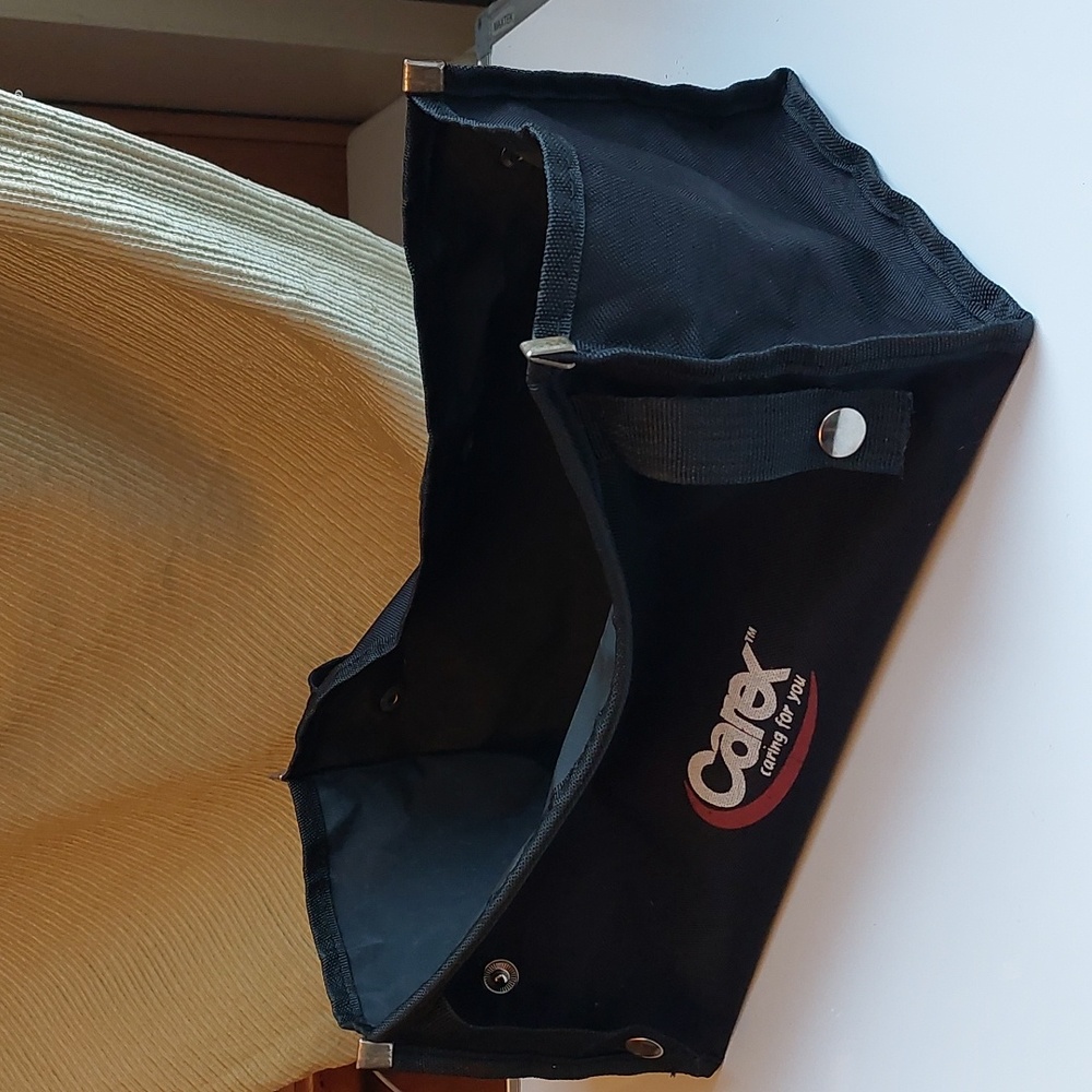 Carex rollator underneath pouch, black, 13-1/2"L x 6-3/4"W x 6" d